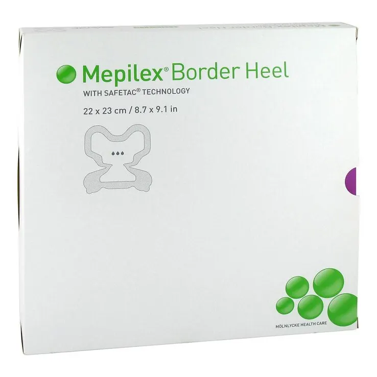 Mepilex Border Heel Fersenverband haft.22x23 cm steril , 10 St