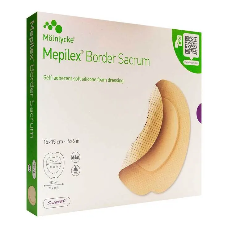 Mepilex Border Sacrum Schaumverband 15x15 cm steril, 5 St
