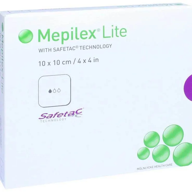 MEPILEX Lite Schaumverband 10x10 cm steril, 5 St