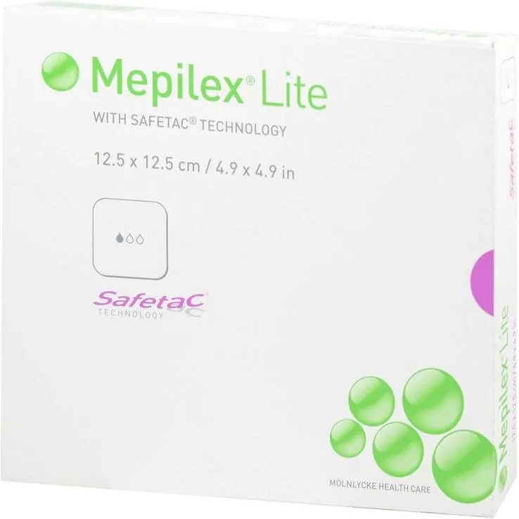 Mepilex Lite Schaumverband 12,5x12,5cm steril, 5 St