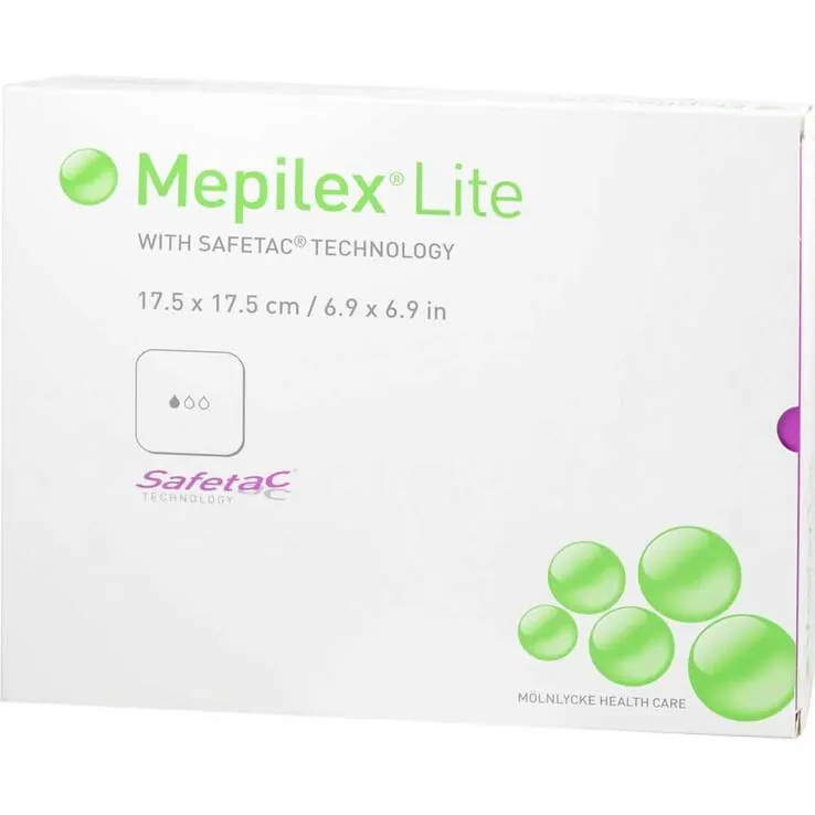 Mepilex Lite Schaumverband 17,5x17,5cm steril, 5 St