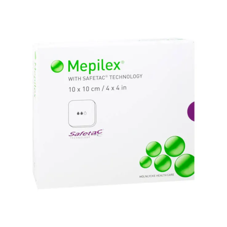Mepilex Schaumverband 10x10cm, 5 St