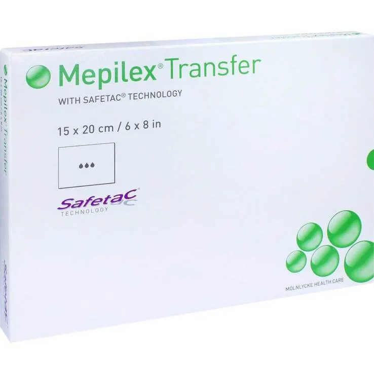 Mepilex Transfer Wundverband 15x20 cm steril, 5 St