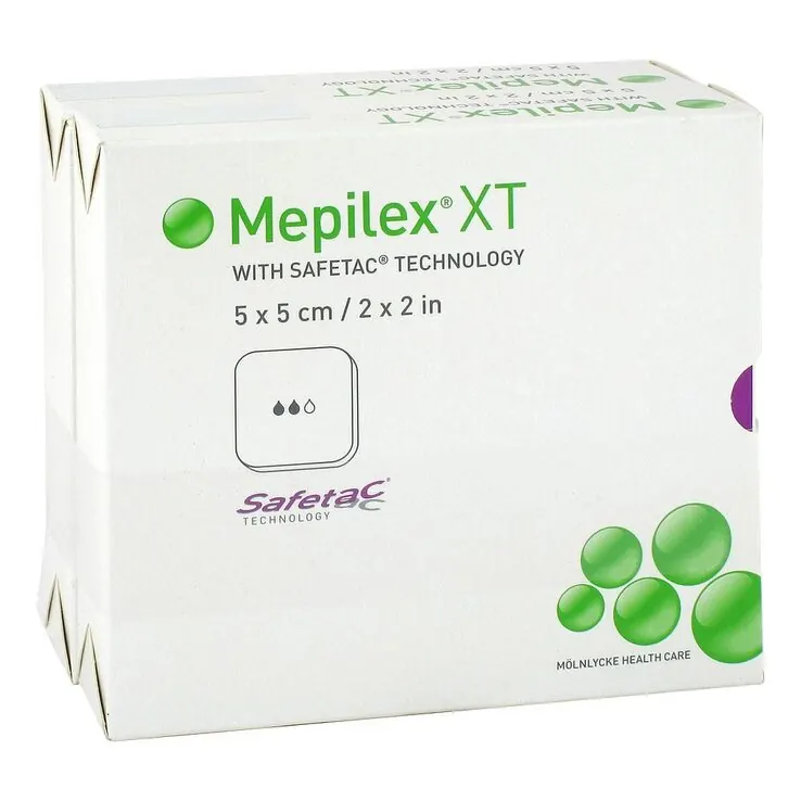 Mepilex XT 5x5 cm Schaumverband, 10 St