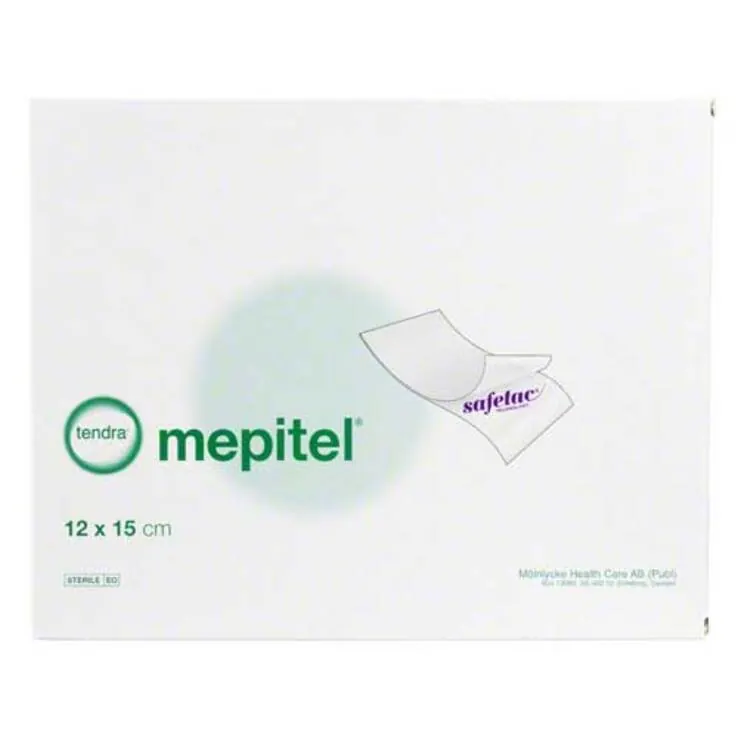 Mepitel Silikon Netzverband 12x15cm steril, 5 St