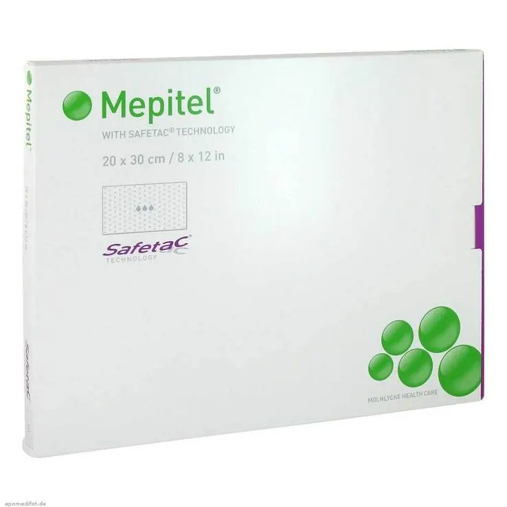 Mepitel Silikon Netzverband 20x30cm steril, 5 St