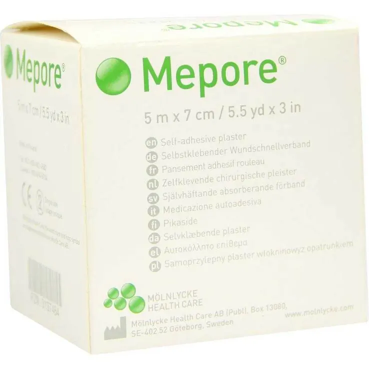 Mepore Wundverband 5mx7 cm unsteril, 1 St