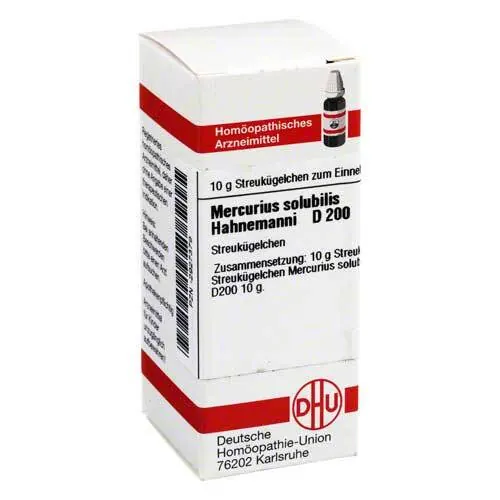 Mercurius Solubilisubilis Hahnemanni D 200 Globuli, 10 g