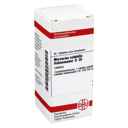 Mercurius Solubilisubilis Hahnemanni D 30 Tabletten, 80 St