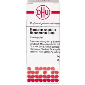 MERCURIUSSOLUBILISHahnemanniC200Globuli10g