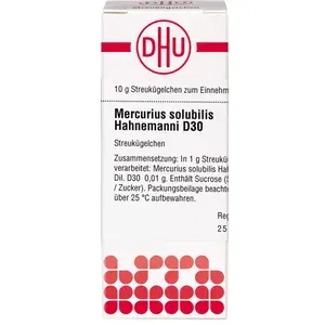 MERCURIUSSOLUBILISHahnemanniD30Globuli10g