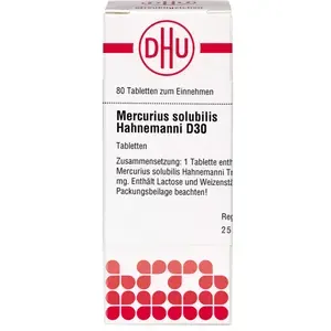 MERCURIUSSOLUBILISHahnemanniD30Tabletten80St