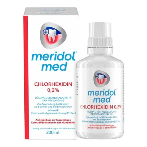 Meridol med Chlorhexidin 0,2% Lösung Anw.Mundhöhle, 300 ml