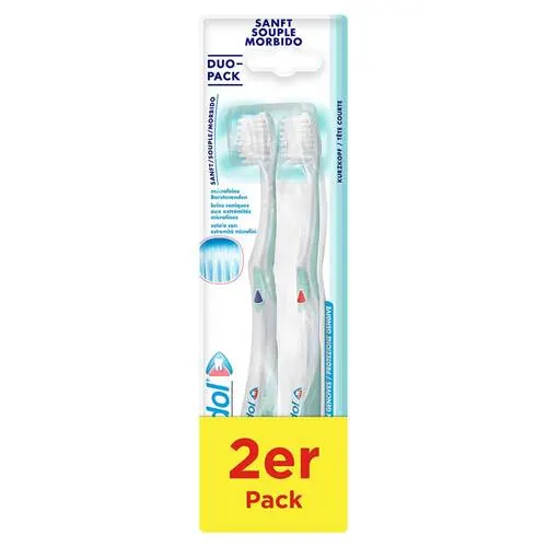 Meridol Zahnbürste sanft Doppelpack, 2 St