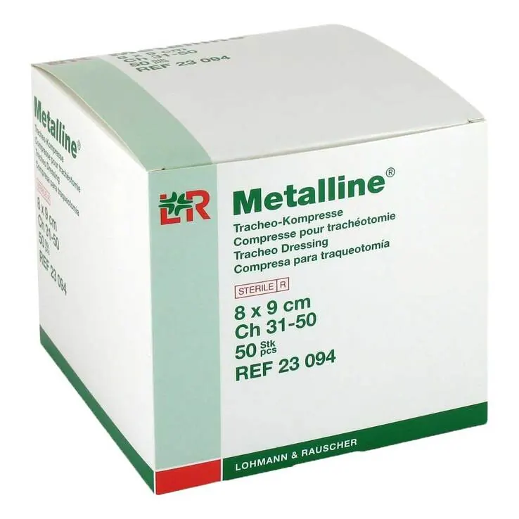 Metalline Tracheo Kompressen, 50 St