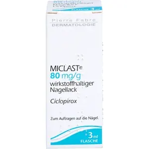 MICLAST80mg/gwirkstoffhaltigerNagellack3ml