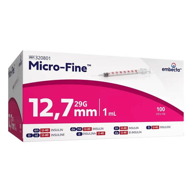 MICRO-FINE Insulinspritze U40 12,7 mm, 100 St