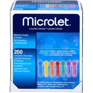 MICROLETLanzettenfarbig200St