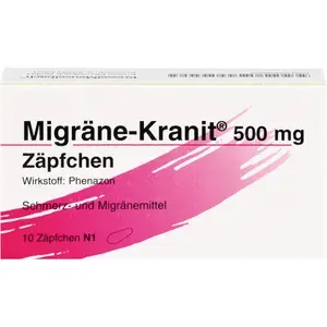 MIGRÄNEKRANIT500mgZäpfchen10St
