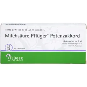 MILCHSÄUREPflügerPotenzakkordInj.-Lsg.Amp.10St