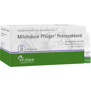 MILCHSÄUREPflügerPotenzakkordInj.-Lsg.Amp.50St