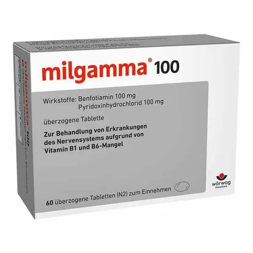 Milgamma 100 mg überzogene Tabletten, 60 St