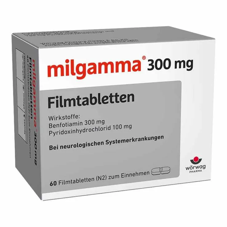 milgamma® 300 mg Vitamin B1 + 100 mg Vitamin B6, 60 St