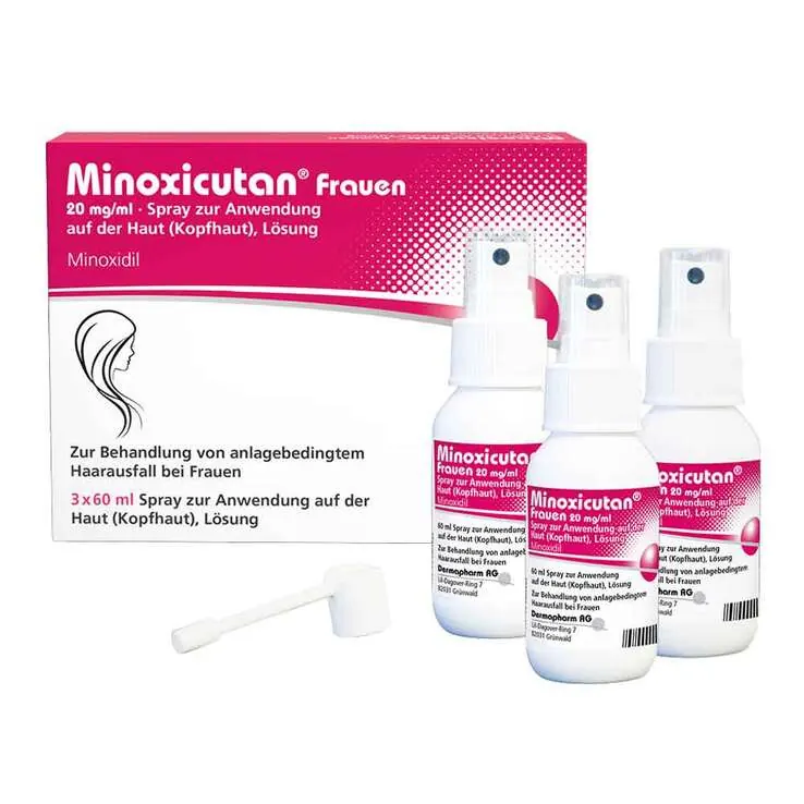 Minoxicutan® Frauen 20 mg/ml Spray, 3X60 ml