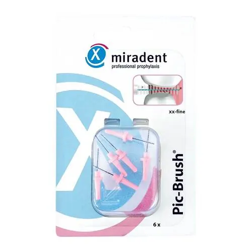 MIRADENT Interd.Pic-Brush Ersatzb.xx-fein pink, 6 St
