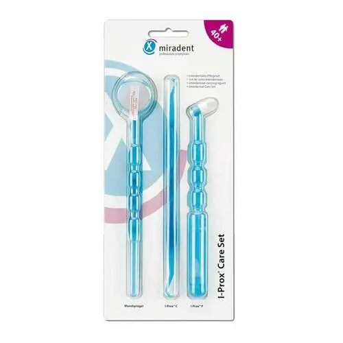 Miradent Pflegeset I-Prox Care Set blau trans., 1 P