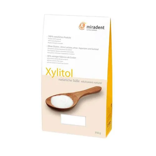 Miradent Xylitol Zuckerersatz Pulver, 350 g