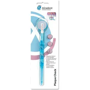 MIRADENTPlaquetestMira2+Spiegelblautransparent1St