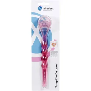 MIRADENTZungenreinigerTong-ClindeL.pinktrans.1St