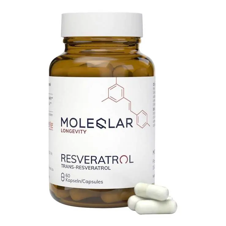 Moleqlar Resveratrol Trans-Resveratrol Kapseln, 60 St