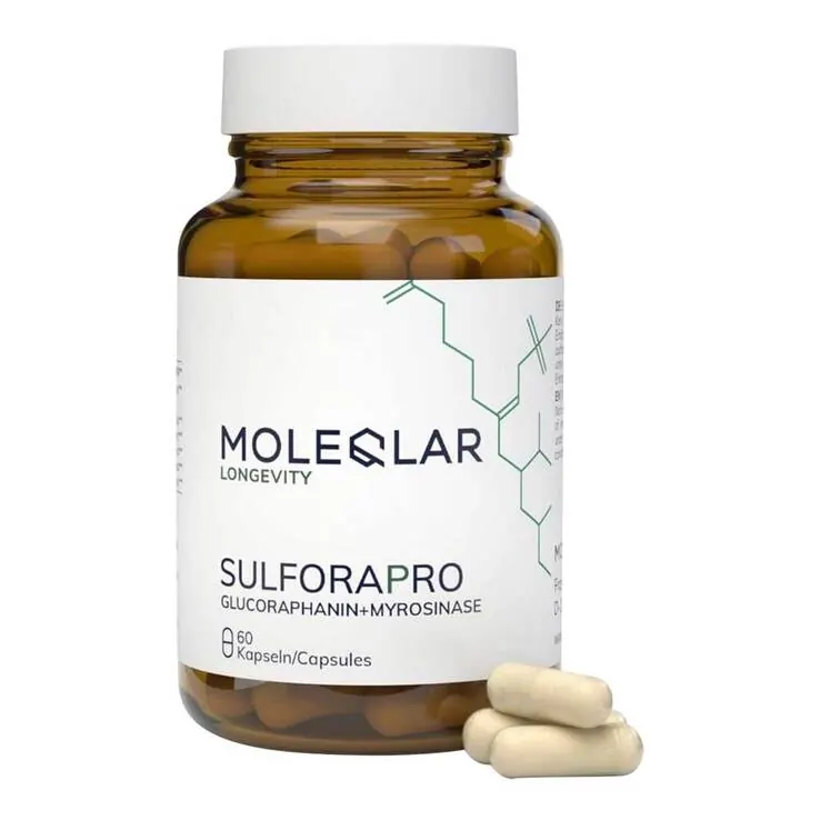 Moleqlar Sulforapro Glucoraphanin + Myrosinase Kapseln , 60 St