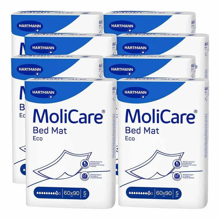 Molicare Bed Mat Eco 9 Tropfen 60x90 cm, 8X5 St