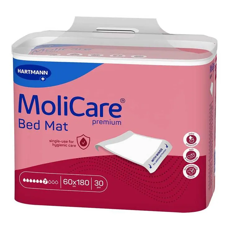 Molicare Premium Bed Mat 7 Tropfen mit Flü.60x180 cm, 30 St