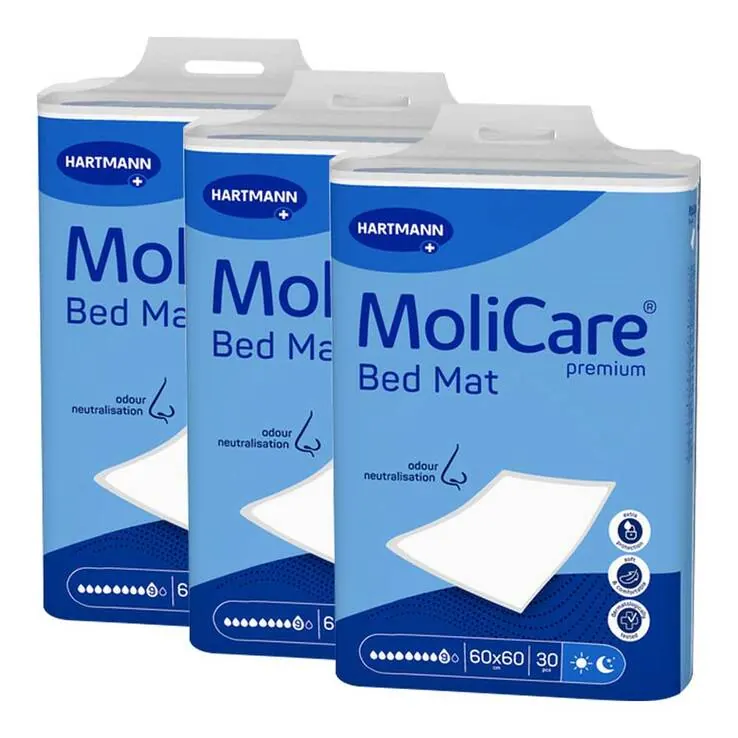 Molicare Premium Bed Mat 9 Tropfen 60x60 cm, 3X30 St