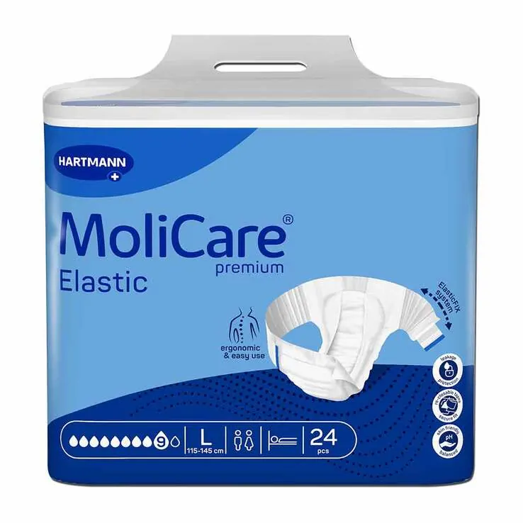 Molicare Premium Elastic Slip 9 Tropfen Größe L, 24 St