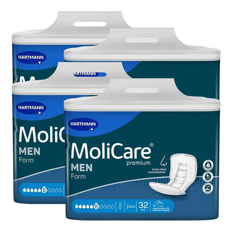 Molicare Premium Form Men 6 Tropfen, 4X32 St