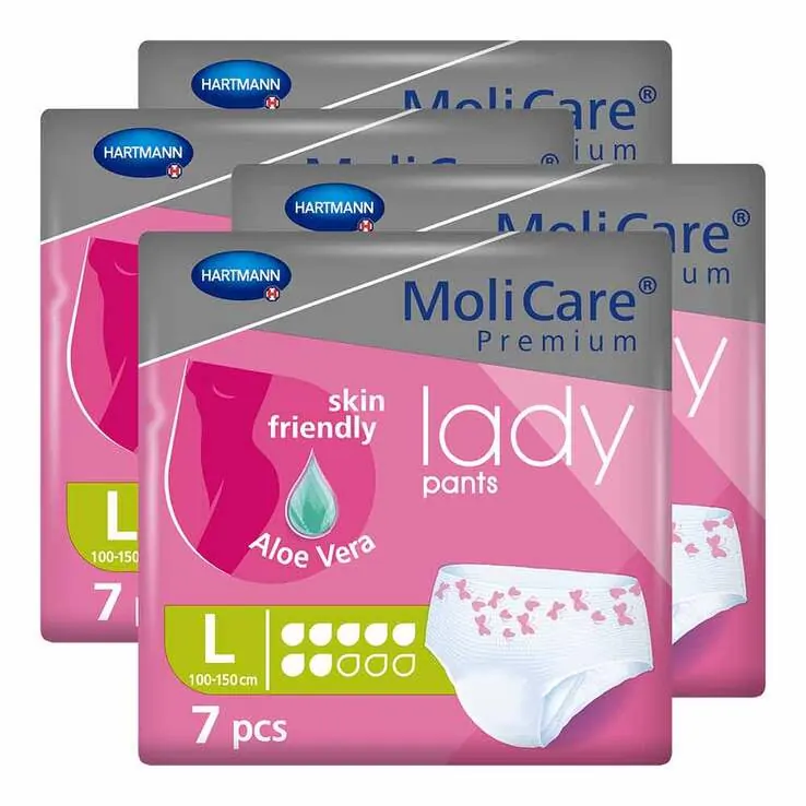 Molicare Premium lady pants 7 Tropfen L, 4X7 St