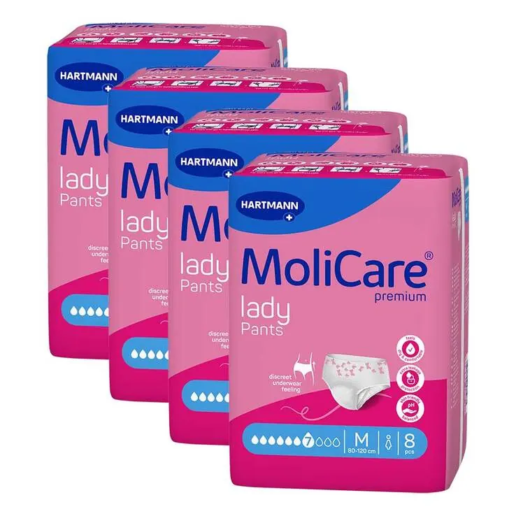 Molicare Premium lady pants 7 Tropfen M, 4X8 St