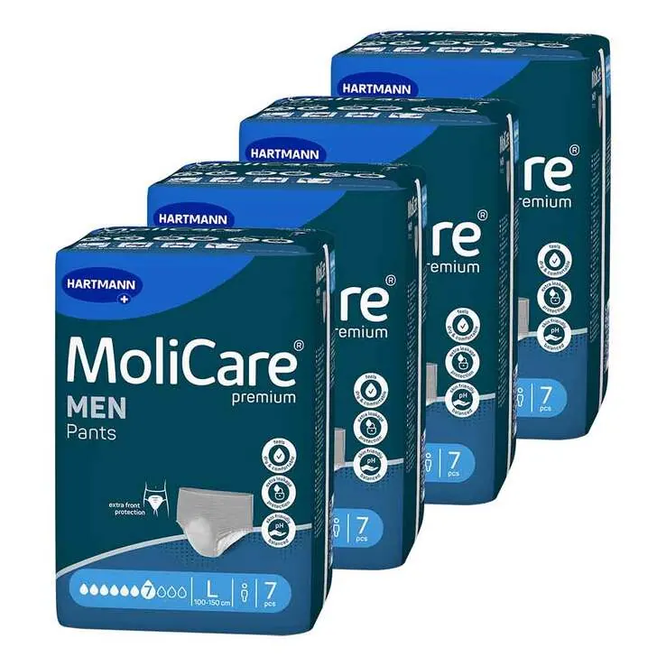 Molicare Premium Men Pants 7 Tropfen L, 4X7 St