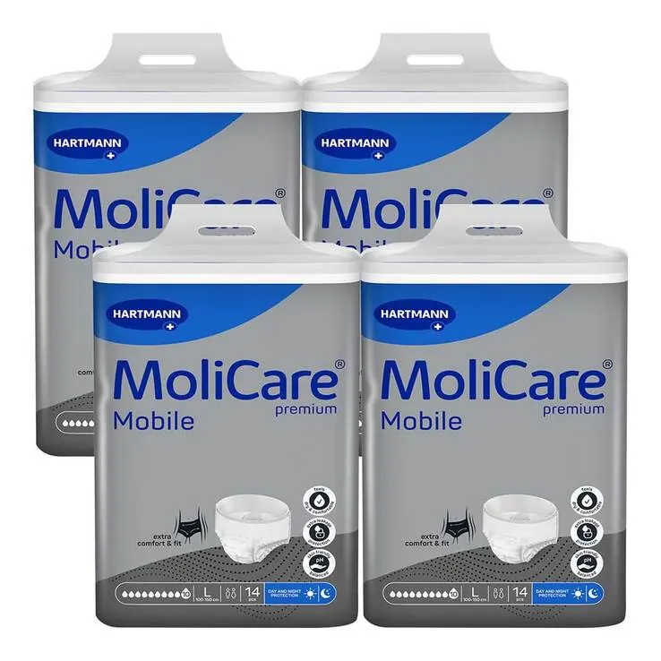 Molicare Premium Mobile 10 Tropfen Größe L, 4X14 St