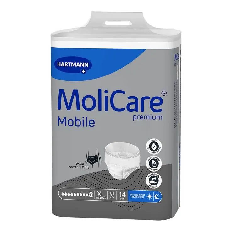 Molicare Premium Mobile 10 Tropfen Größe XL, 14 St
