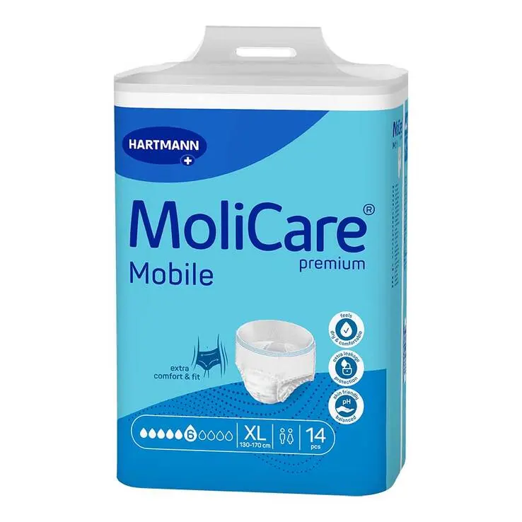 Molicare Premium Mobile 6 Tropfen Größe XL, 14 St