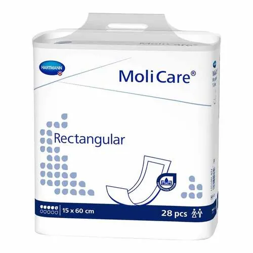 MOLICARE rectangular 5 Tropfen 15x60 cm, 28 St