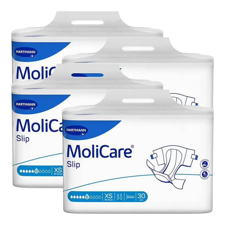Molicare Slip 6 Tropfen Größe XS, 4X30 St