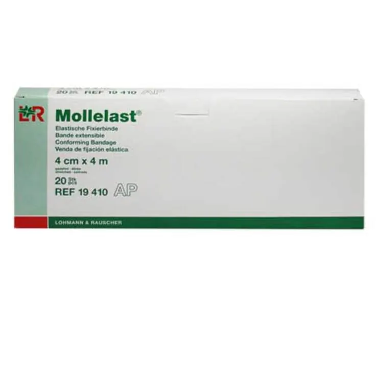 Mollelast 4cmx4m weiß, 20 St