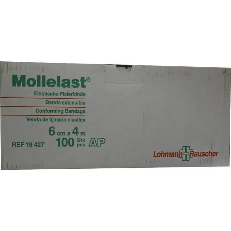 Mollelast 6cmx4m lose weiß, 100 St